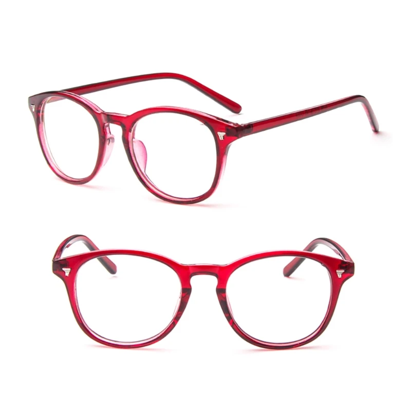 Мужские, женские, унисекс, винтажные очки с прозрачными линзами, ретро очки,, классические оправы, очки, хит - Цвет оправы: WR