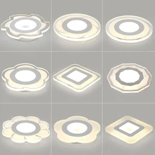 Luces de techo LED modernas, iluminación para dormitorio, sala de estar, pantallas montadas en superficie, balcón, AC175V 260V, lámpara de techo para sala de estudio, 13w