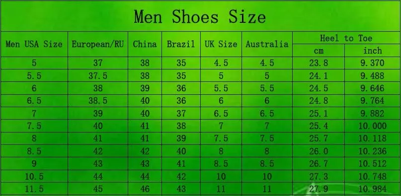 Men size