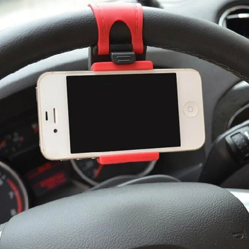 

Car Phone Holder Steering Wheel Clip Socket For Lada Granta Vaz Kalina Priora Niva Samara 2 2110 Largus 2109 2107 2106 2114 2112