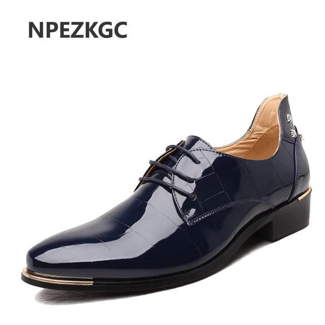 npezkgc 2017 chaussure homme mocasines charol hombres zapatos oxford