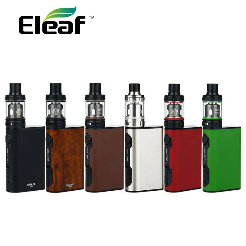 

Original 200W Eleaf iStick QC 200W Starter Kit 5000mah 3.5ml with MELO 300 Tank& 200W iStick QC Box Mod ES coils 0.17ohm