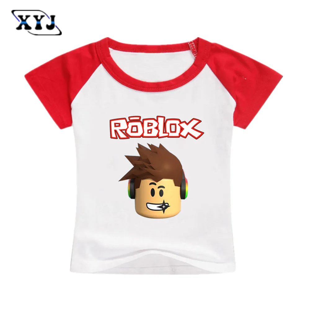 2017 Roblox Camisa Para Criancas Meninas Camisa Do Verao T Para Meninos Dia Do Nariz Vermelho Traje Para As Meninas Do Bebe Camisa Branca Tops Para T Shirt Do Bebe Shirts For Girls Shirts - t shirt branca roblox