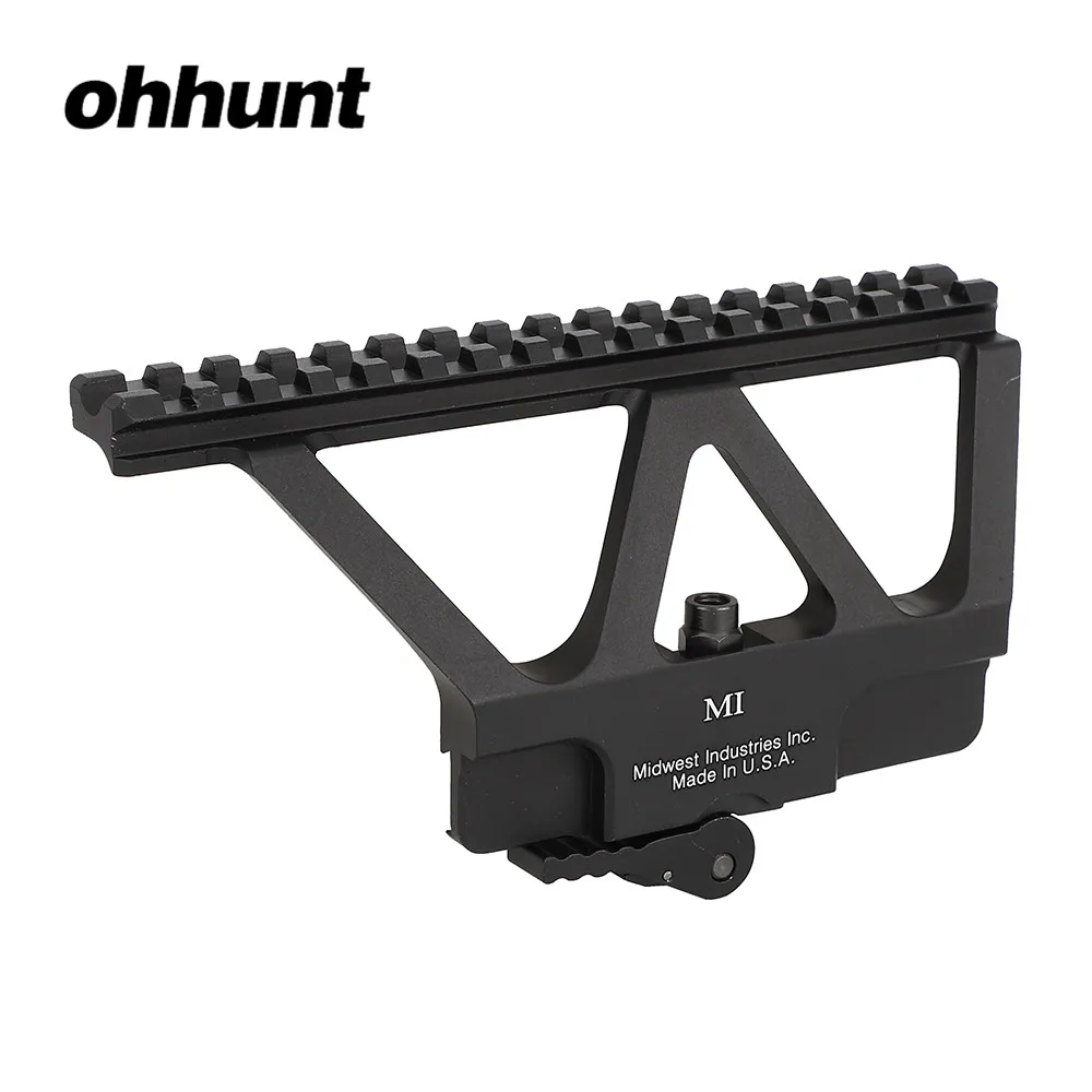 Ohhunt Quick Detach AK Gun Rail Scope Mount Base Picatinny боковая рейка для AK 47 AK 74 черный загар