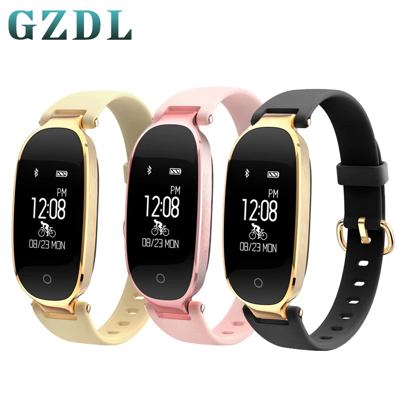 

GZDL Fashion Lady S3 Smart Band Bracelet Watch Bluetooth Wristband for Android IOS WT8174