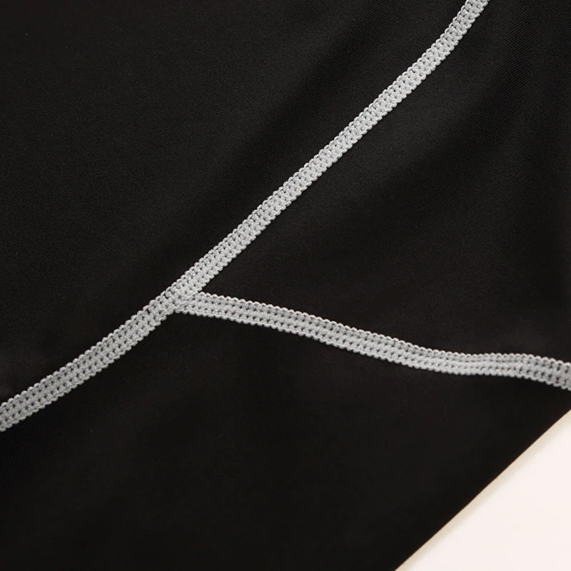 Новая компрессия мышц для мужчин облегающая футболка с длинными рукавами двухсторонняя печать ММА Рашгард Фитнес Базовый слой одежда для тяжелой атлетики