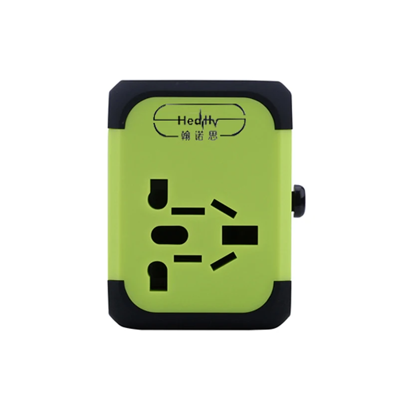 

Universal Travel Adapter Electric Plugs Sockets Converter US/AU/UK/EU with Dual USB Charging 2.4A LED Power Indicator New