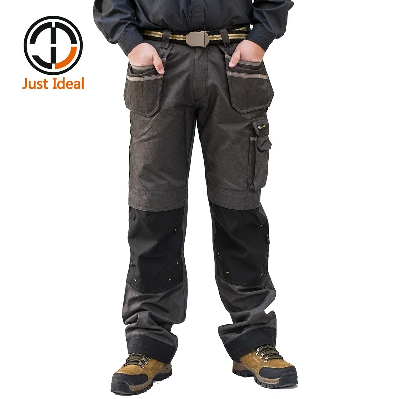 Мужские брюки-карго, повседневные, с несколькими карманами, военные, тактические, длинные, полная длина, брюки высокого качества, плюс размер, ID626 - Цвет: ID626-1 Grey