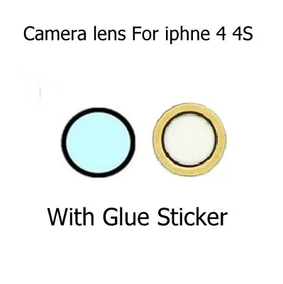 New Rear Camera lens For iphone 4 4s 5 5s se 6 7 8 x xr xsmax plus Back camera glass with 3M Glue Sticker replacement parts - Цвет: For iphone 4 4s