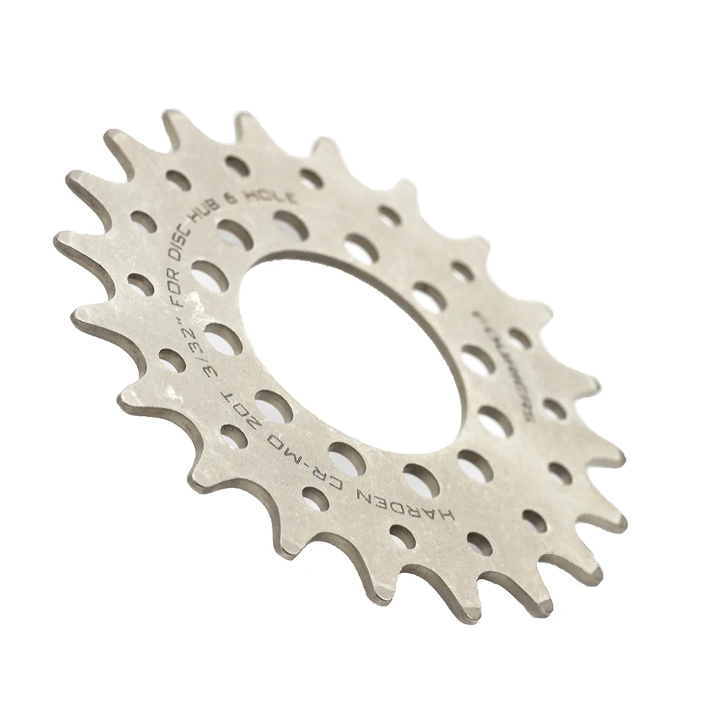Fouriers Single Speed Cog 6 Bolt Disc Hub Cassette 3/32" Conver to Fixed Bike Sprocket Single