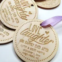Пользовательские 50 шт. деревенские Свадебные сохранить дату деревянные подарочные бирки пригласительные этикетки карты вечерние помолвки декоративные аксессуары для душа невесты