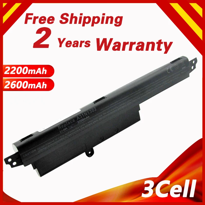 Golooloo 2200mAh 11.1v Laptop Battery for Asus VivoBook A31LM9H X200M X200MA X200CA X200LA A31N1302 X200CA R202CA X200MA 11.6\