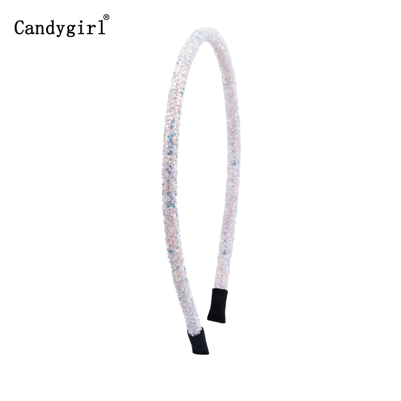 8pcs Children Glitter Shiny Sequins Headband Novelty Hair Bands Hair Hoop for Girls Women Girls Headbands Halloween Headdress large hair clip