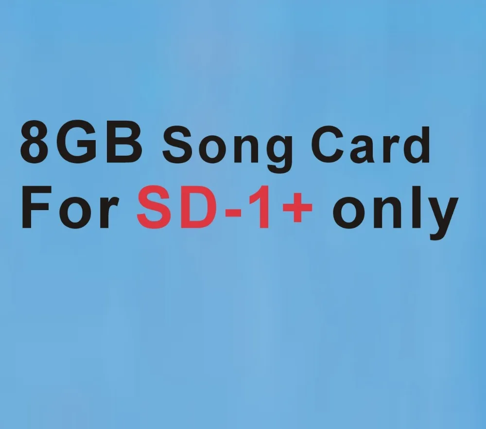 

Tagalog Filipino MTV songs 8GB Micro SD song Card Chip,work for Portable karaoke Player SD-1+ only