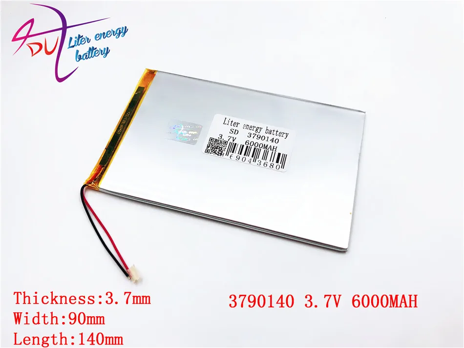 large capacity 3.7 V tablet battery 6000 mah each brand tablet