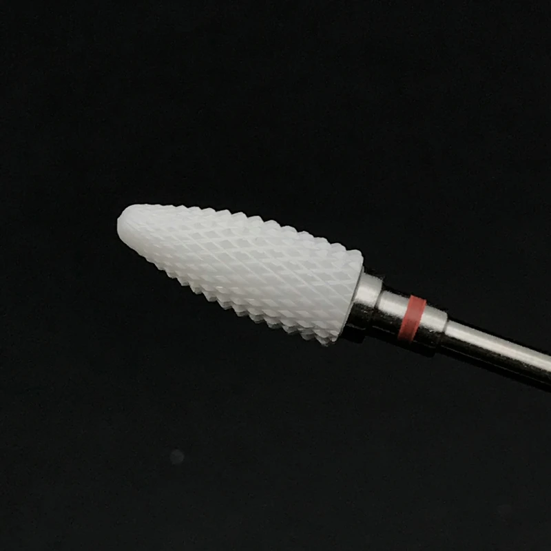 Форма пули-Extra Fine-White ceramic-керамический сверло для ногтей & Zirconia ceramic зубные боры