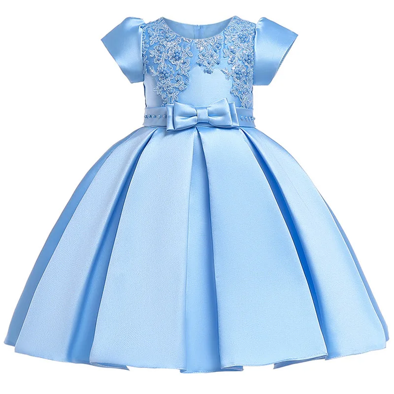 

2019 Summer Kids Dresses For Girls Clothes Children Dress Party Evening Wedding Dress Girl Pearl Princess Tutu Dress 3-10 Years