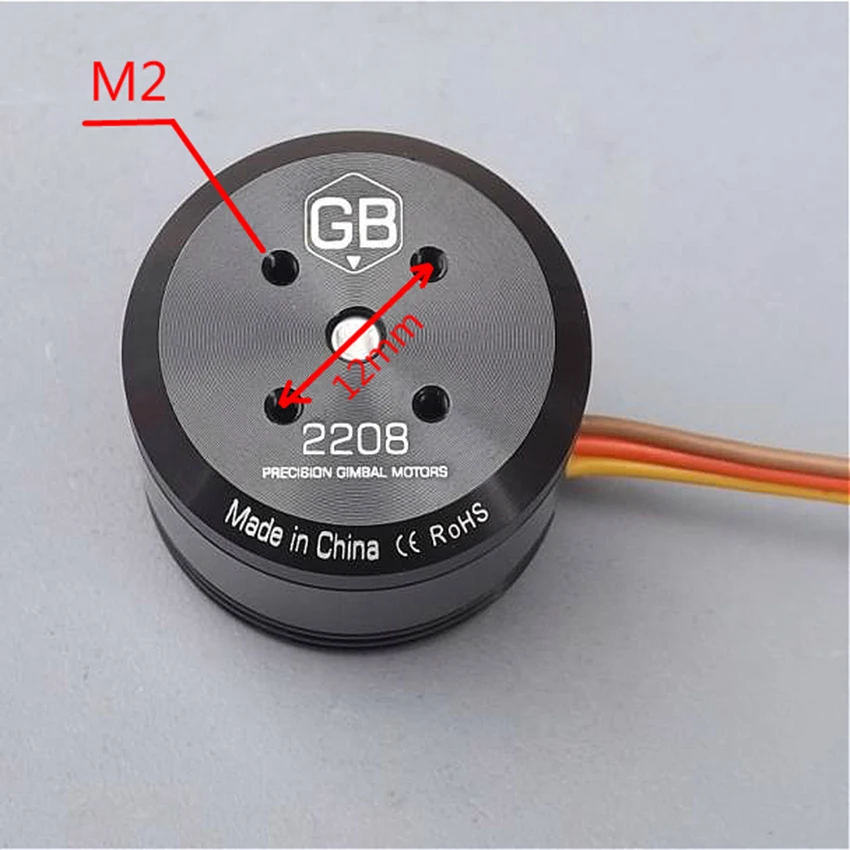 T MOTOR GB2208 Высокоточный PTZ бесщеточный двигатель крутящий момент 0.6kg.Cm/3S для ручной