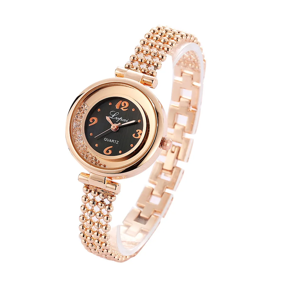 LVPAI модные женские часы Quicksand дизайн маленькие женские часы с циферблатом наручные часы браслет из нержавеющей стали женские часы