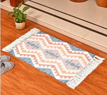 

1 pcs Carpets For Living Room Bedroom Rugs Home Carpet Tassel Fashion Simple Decor Floor Door Mat Hot Area Rug Mat
