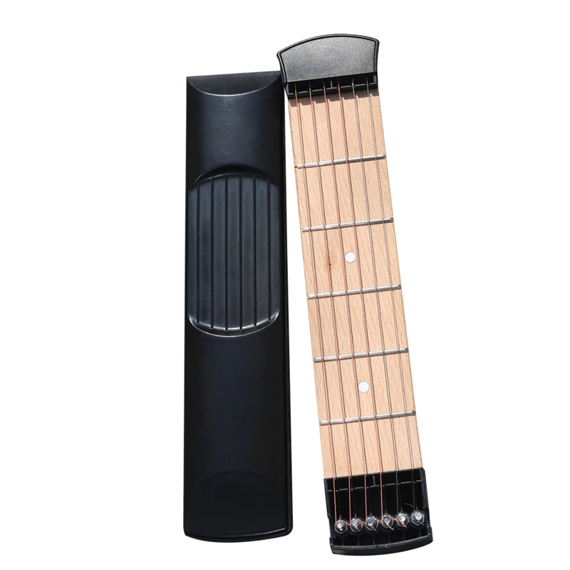 Portable Pocket Acoustic Guitar Practice Tool Gadget with Carrying bag