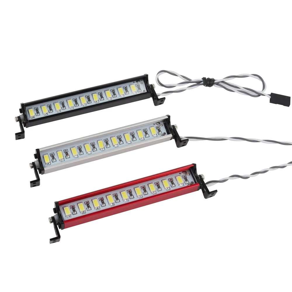 

1/10 RC Crawler Car 107mm 9 LED Lights Bar for Axial SCX10 D90 JEEP CC01 Trucks