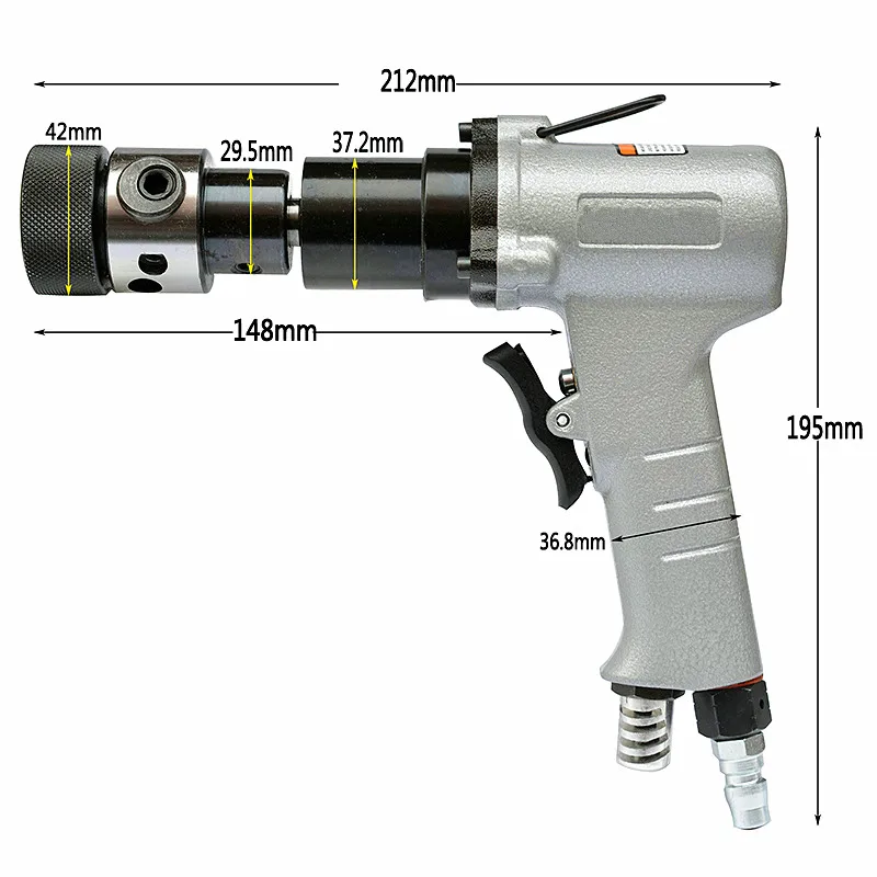 Пневматический нарезной инструмент M3-M12 пневматический нарезной пистолет пневматический сверлильный кран сверлильный инструмент