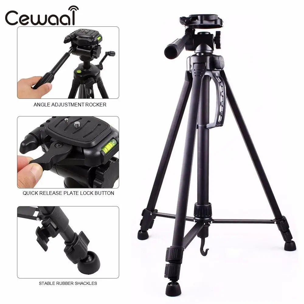 

Aluminum Alloy Camera Tripod Tripod DV Video Holder Timer Shoots Lightweight Premium