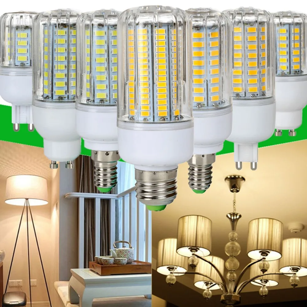 

E14 E27 G9 GU10 3W 5W 7W 9W 12W 15W LED 5736 SMD Corn Bulbs Led Light Lamp AC220V Energy Saving