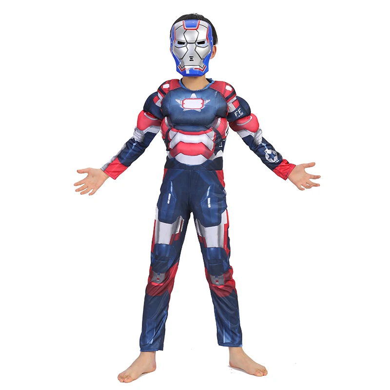Purim Iron Man Mark Costume Suit Halloween Christmas Superhero Ironman Costume For Kids Boys Girls Cosplay Fantasia Avengers