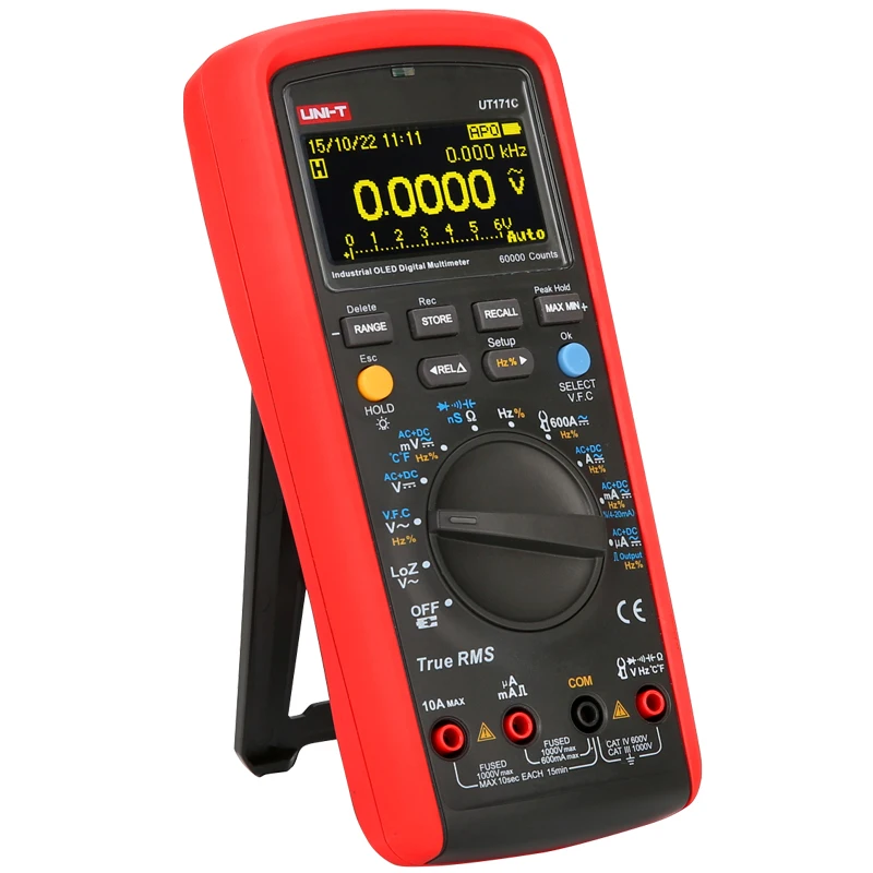 UNI T UT171C/UT171B/UT171A Промышленный Цифровой мультиметр True RMS USB/Bluetooth связь/LoZ