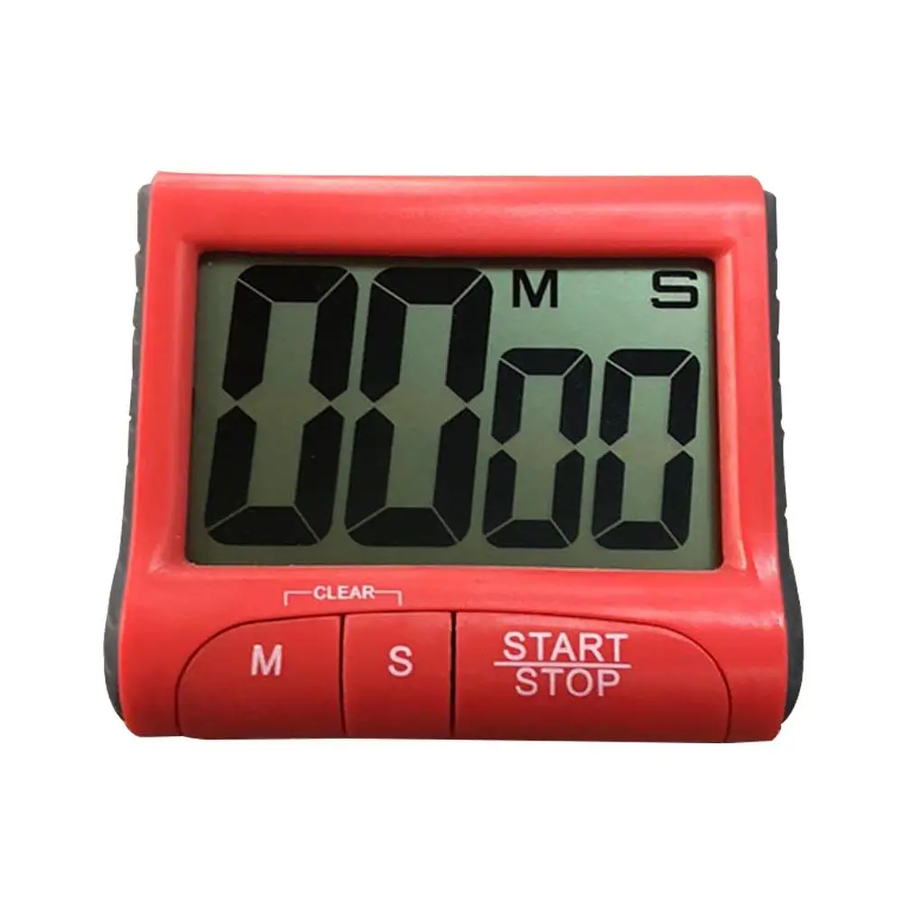 Digital Kitchen Cooking Loud Alarm Desktop Timer Large Lcd Count