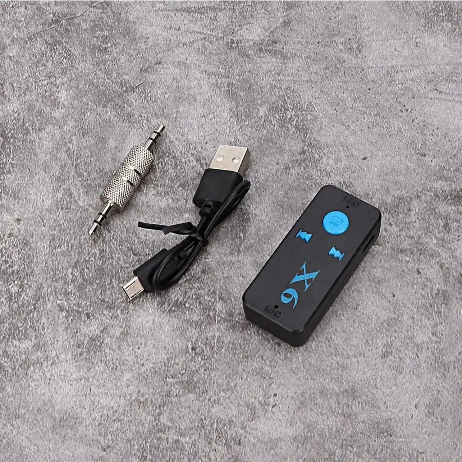 1 комплект ABS Материал Hands-free Bluetooth V4.2 приемник 3,5 мм Автомобильный плеер аудио музыкальный приемник автомобильные аксессуары