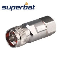 Superbat N разъем-штекер для гофрированной меди 1/" кабель прямой