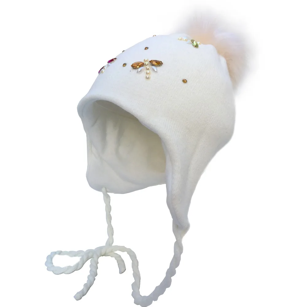 

MTTZSYLHH children's winter hat girls hat knit hat brand new thick winter warm hat