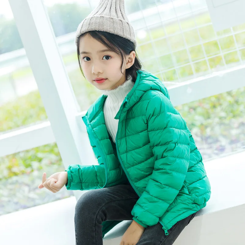 Goede Super Zachte Winter Jas Voor Meisjes Jongens Kleding 12 Kleuren Jassen Winter Jongens Paraplu Jas Licht Down Kinderen Kleding