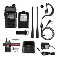 Трехдиапазонный любительский радиоприемник Baofeng Любительский ручной VFO VHF UHF с 1 25
