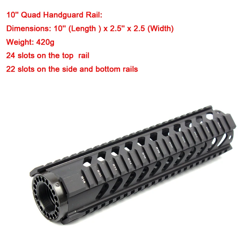 Тактический сверхмощный 4,7, 10,12, 15 дюймов бесплатно поплавок Quad Rail Handguard. 223/5. 56 Пикатинни система для AR-15 M16 M4 Handguard