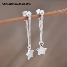 925 серебряные серьги, Звездные ювелирные изделия, подвески, шарм, винтажный минимализм, креативный подарок на день рождения, Brincos Oorbellen серьги для женщин
