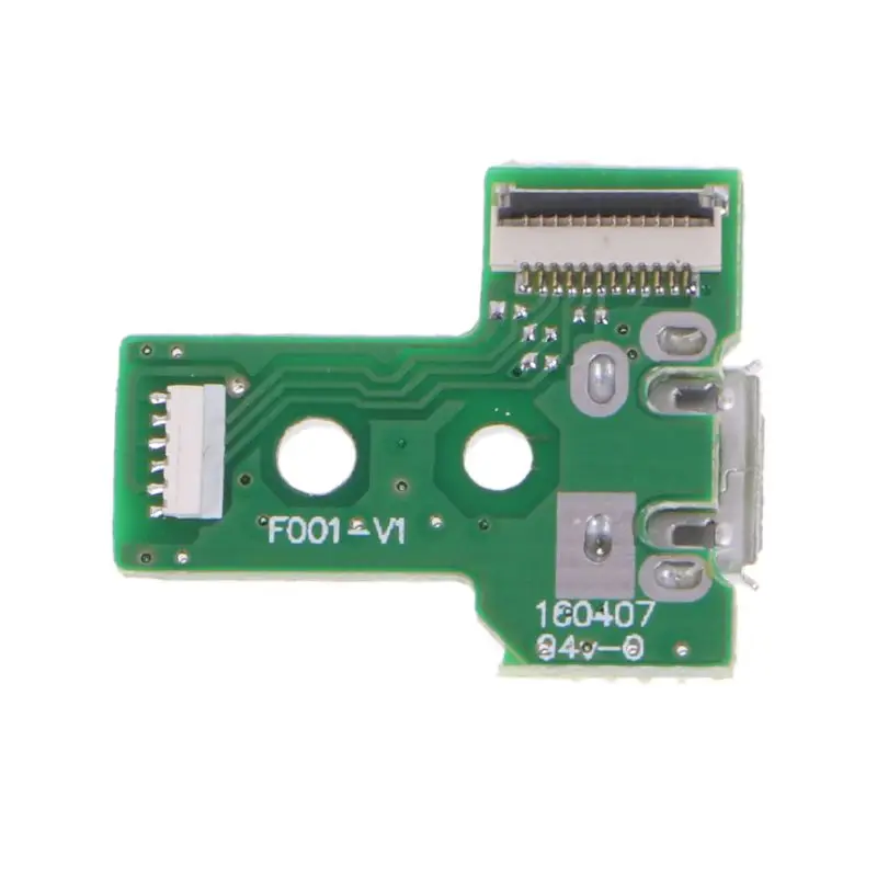 

USB Charging Port Board With 12 Pin Flex Cable For JDS-030 PS4 Controller Jy18 19 Dropship