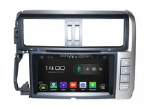 1024*600 Quad Core 8″ Android 5.1 Car dvd player for Toyota PRADO 2010-2013 With Radio GPS 3G WIFI Bluetooth TV USB 16gb rom
