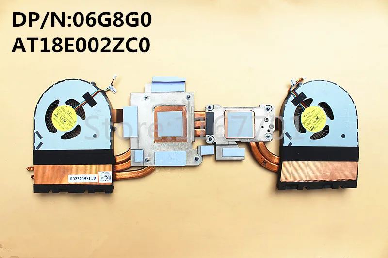 

100% Original Laptop/Notebook CPU Cooling Radiator Heatsink&Fan for Dell M15X 15 R2 R3 06G8G0 AT18E002ZC0 Thermal Module