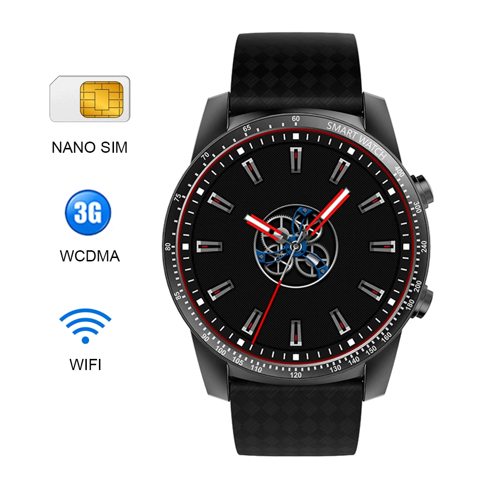 Смарт часы Kaimorui KW99 Pro/H1 GPS для мужчин с sim картой 1 Гб + 16 ГБ браслет сердечным ритмом