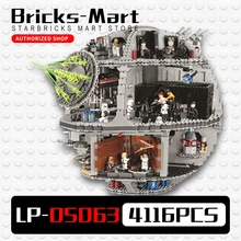 2017 Lepin 05063 Star 4116pcs Genuine New War Force Waken UCS Death Educational Building Blocks Star Bricks Toys Boy Toys 75159