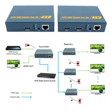 ZY-DT209 200m HDMI Over IP Network Extender With IR 1080P HDMI Via RJ45 CAT5 CAT5e CAT6 LAN Extensor 656ft Like HDMI Splitter