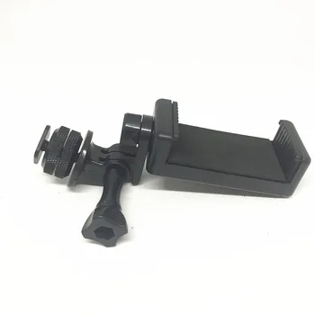 

3-in-1 Hot Shoe Mount Adapter Kit: Hot Shoe Mount+GoPro Adapter+Universal Phone Holder for Attaching Phone/Go Pro Hero