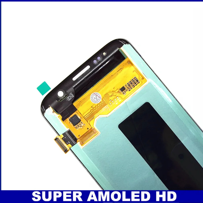 Протестированный AMOLED lcd для samsung Galaxy S7 Edge G935F G935A G935FD G935P lcd s дисплей кодирующий преобразователь сенсорного экрана в сборе наклейка