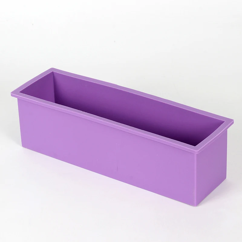 Nicole Soap Mold Rectangle Flexible Silicone Liner Mould DIY Handmade Loaf Soaps Making Tool