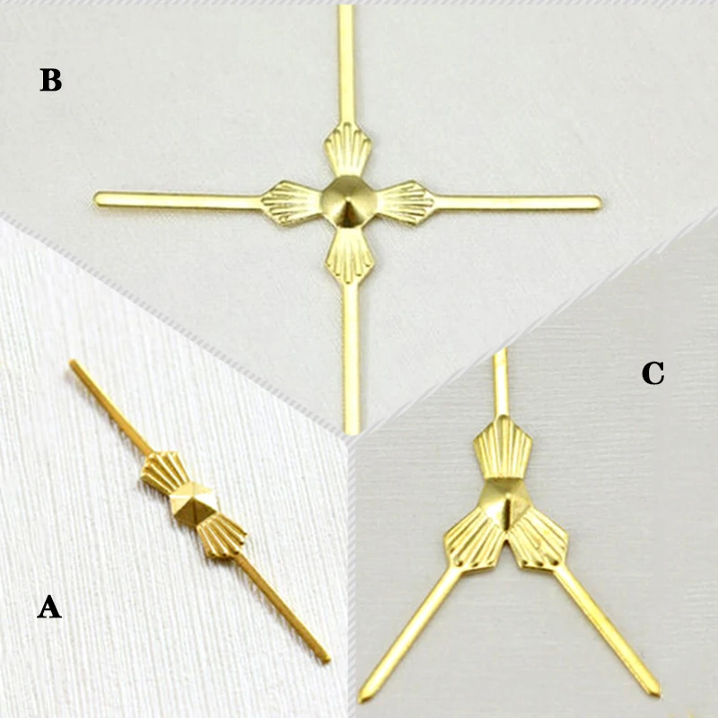 

100PCS chandelier lamp parts crystal bead metal connector Triangle needle 3.3cm 4.5cm METAL CONNECTOR GOLDEN BOWTIE PIN