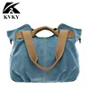 Marca KVKY caliente doble Casual bolso mujer bolso bolsos de hombro tipo bandolera de lona de alta capacidad bolsa para mujeres mujer bolsa feminina ► Foto 1/6